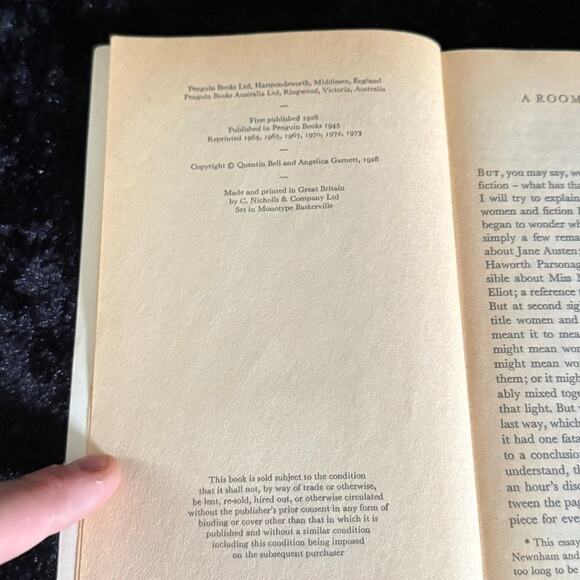 A Room Of One’s Own by Virginia Woolf | 1973 | Vintage Penguin Classic - Picture 2 of 10